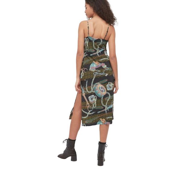 Urban Outfitters Jones Satin Tie Back Slip Dress - Picture 3 of 10